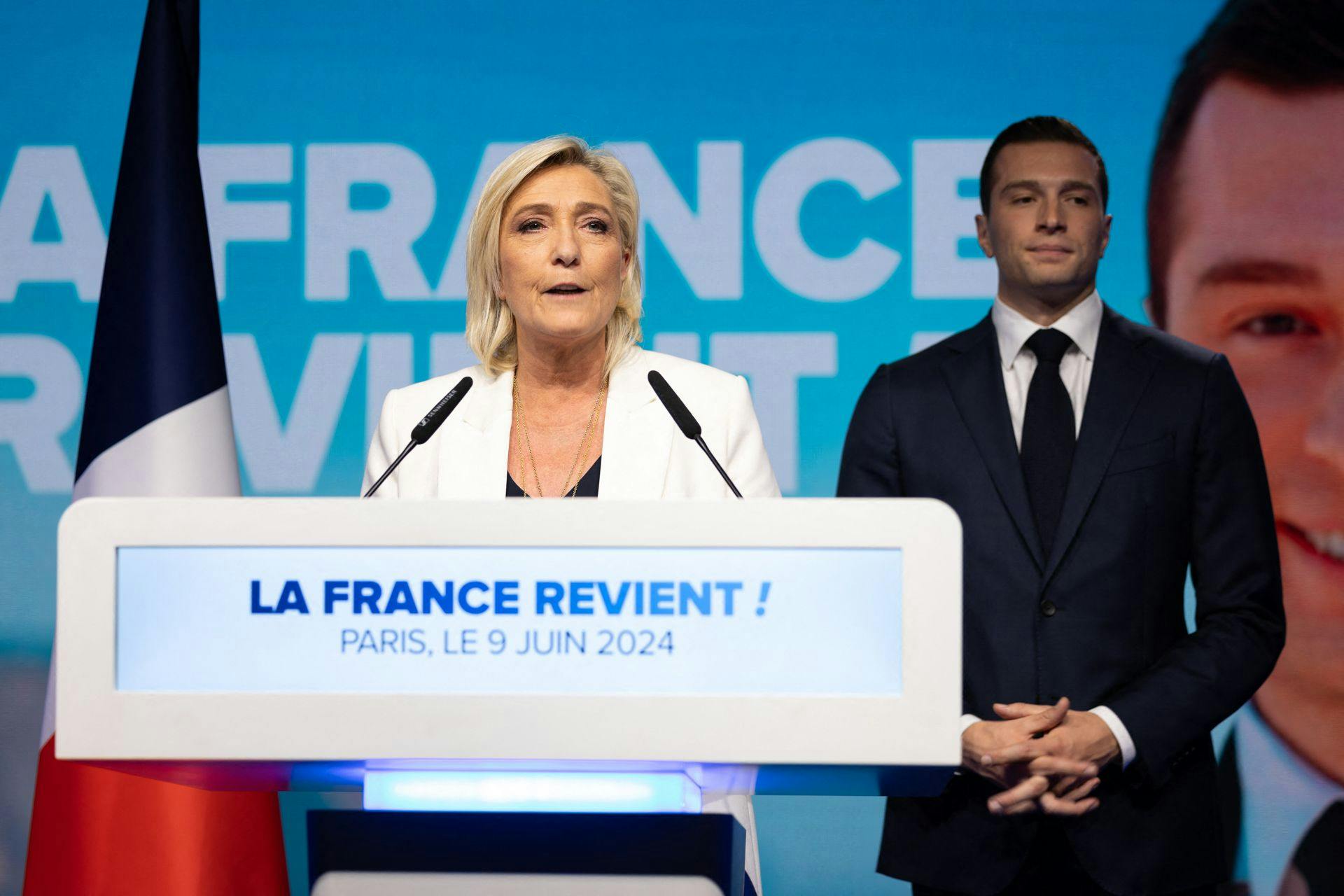 Macron Dissolves National Assembly Following Landslide Le Pen Victory